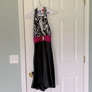 Zebra Print sexy dress